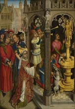Augustine Sacrificing to an Idol of the Manichaeans ? (Saint Géry, Bishop of Cambrai? or Scene from