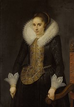 Portrait of Catharina Fourmenois, attributed to Salomon Mesdach, 1619
