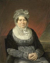 Portrait of Mrs. Brak-Haskenhoff, Cornelis Kruseman, 1818