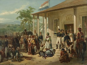 The Arrest of Diepo Negoro by Lieutenant-General Baron De Kock, Nicolaas Pieneman, c. 1830 - c.