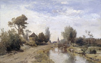Landscape near Kortenhoef, The Netherlands, Paul Joseph Constantin GabriÃ«l, 1877