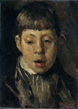 Boys head, Willem de Zwart, c. 1880 - c. 1890