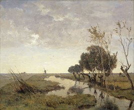 A wetering at Abcoude, The Netherlands, Paul Joseph Constantin GabriÃ«l, 1878