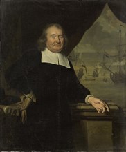Portrait of a captain or ship-owner, Michiel van Musscher, 1678