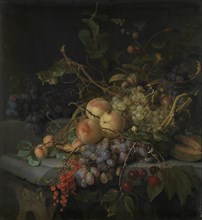 Still Life with Fruit, Jacob van Walscapelle, 1670 - 1727