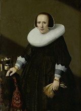 Portrait of Geertruyd Reael, Wife of Philips Denijs, Huygh Pietersz Voskuyl, 1640