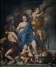 Allegory of the Treaty of Ryswick, 1697, Johannes Voorhout (I), 1698