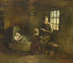 The cradle, Albert Neuhuys, 1897