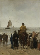 Arrival of the Boats, Jacob Maris, 1884