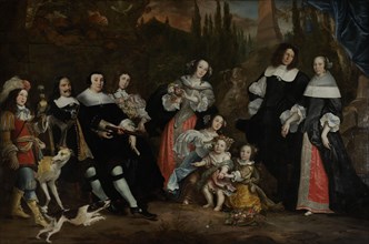 Group Portrait of Michiel de Ruyter and his Family, Juriaen Jacobsz., 1662