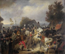 Replacement of the injured Horse of the Prince of Orange, later King William II, during the Battle