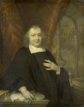 Portrait of Gaspar Fagel, Grand Pensionary of Holland after 1672, copy after Johannes Vollevens