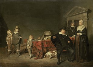 Family Group Portrait, Pieter Codde, 1642