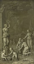 Homage to Pomona, Hendrik Carré (II), 1734