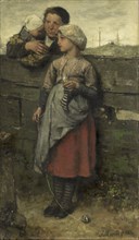 Villagers, Jacob Maris, 1872