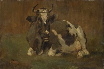 Lying Cow, Anton Mauve, c. 1860 - c. 1888
