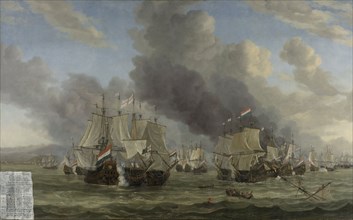The Battle of Livorno, Reinier Nooms, 1653 - 1664