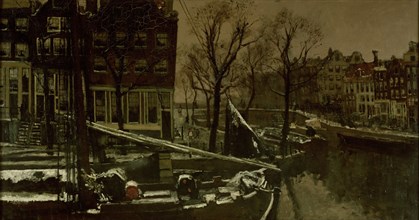 Winter in Amsterdam, The Netherlands, George Hendrik Breitner, c. 1900 - c. 1901
