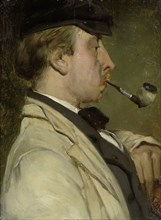 Portrait of Louis Sierig, Painter, Matthijs Maris, 1856