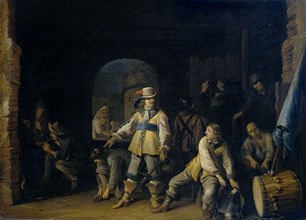 Soldiers in a guardroom, Anthonie Palamedesz., 1647