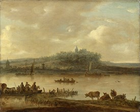 View of the Rhine and the Elterberg, manner of Jan van Goyen, after 1645