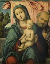 Holy Family, attributed to Lorenzo Costa, 1490 - 1510