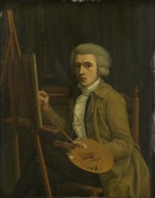 Portrait of a Painter, probably the Artist himself, Willem Uppink, 1788