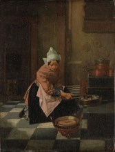 The waffle Baker, Alexander Hugo Bakker Korff, c. 1850 - c. 1882