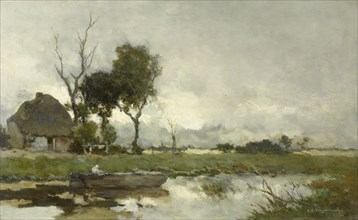 Autumn Landscape, Johan Hendrik Weissenbruch, c. 1875 - c. 1903