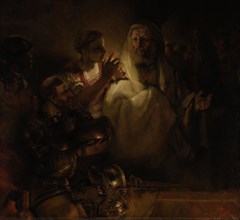 The Denial of St Peter, Rembrandt Harmensz. van Rijn, 1660