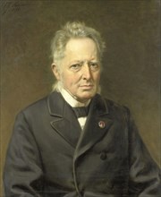 Jan Heemskerk Azn (1818-97). Minister of the Interior. Performed on July 13, 1885 the opening of