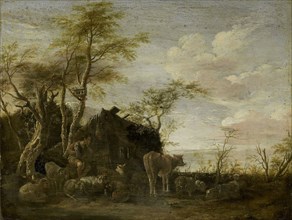 A herdsman's hut, Paulus Potter, 1645