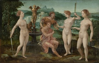 Judgment of Paris, circle of Master of the Female Half Figures, 1532