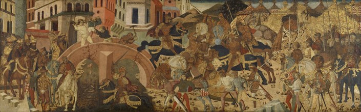 Horatius Cocles Defending the Sublician Bridge, Anonymous, c. 1550