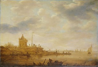 River View with Sentry, Jan van Goyen, 1644