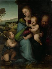 Holy Family with Young Saint John, circle of Bartolommeo (Fra), c. 1505 - c. 1515