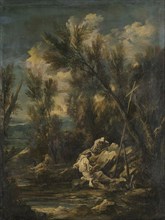 Carthusian Monks in a Landscape, Alessandro Magnasco, 1700 - 1749
