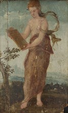 Woman with Text Panel, circle of Lambert Sustris, 1540 - 1570
