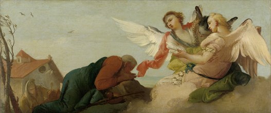 Abraham with the three Angels, Francesco Zugno, 1750 - 1780