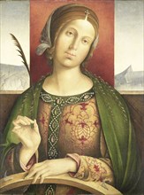 Saint Catherine of Alexandria, attributed to Francesco Zaganelli di Bosio, 1500 - 1530