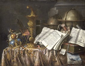 Vanitas Still Life, Edwaert Collier, 1662