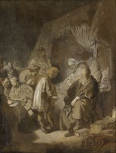 Joseph Telling his Dreams to his Parents and Brothers, Rembrandt Harmensz. van Rijn, 1633