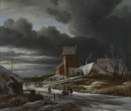 Winter Landscape, Jacob Isaacksz. van Ruisdael, c. 1665