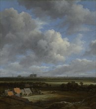 View of Haarlem from the Northwest, with the Bleaching Fields in the Foreground, The Netherlands,