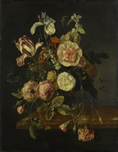 Still life with flowers, attributed to Jacob van Walscapelle, 1670 - 1727