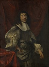Portrait of a man, thought to be Christoffel van Gangelt, attributed to Jacob van Loo, 1640 - 1670