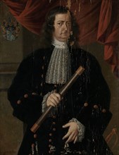 Portrait of Christoffel van Swoll (Swol, Zwol), Governor-General of the Dutch East Indies, Hendrik