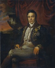 Portrait of Jean Chrétien Baud, Governor-General ad interim of the Dutch East Indies, Raden Sarief
