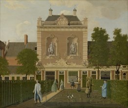 The Garden and Coach House of 524 Keizersgracht in Amsterdam The Netherlands, Hendrik Keun, 1772