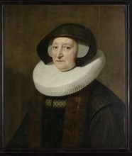 Portrait of Maria Petitpas, second Wife of Johannes Wttenbogaert (Jan Uytenbogaert), workshop of